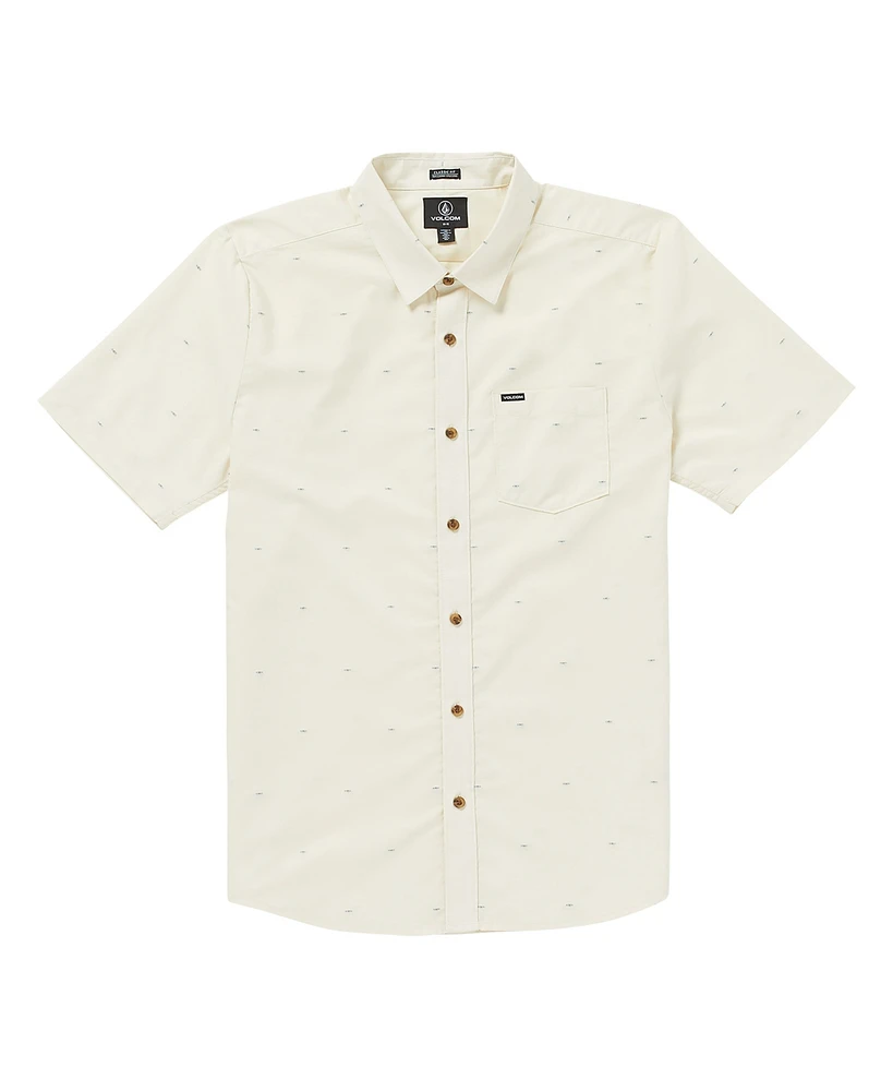 Volcom Men's Bankstone Woven Short Sleeve Shirt