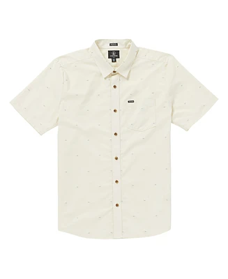 Volcom Men's Bankstone Woven Short Sleeve Shirt