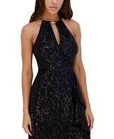 kensie Women's Sequined Midi Dress