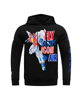 Freeze Max Men's and Women's Black Transformers Decepticon Air Pullover Hoodie