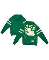 Mitchell & Ness Men's Kelly Green Boston Celtics Substantial Fleece Pullover Hoodie