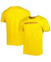 New Era Men's Yellow Washington Commanders League Tonal T-Shirt
