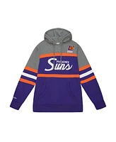 Mitchell & Ness Men's Purple Phoenix Suns Head Coach Pullover Hoodie