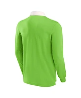 Fanatics Men's Green Seattle Sounders Fc Penalty Kick Long Sleeve Polo