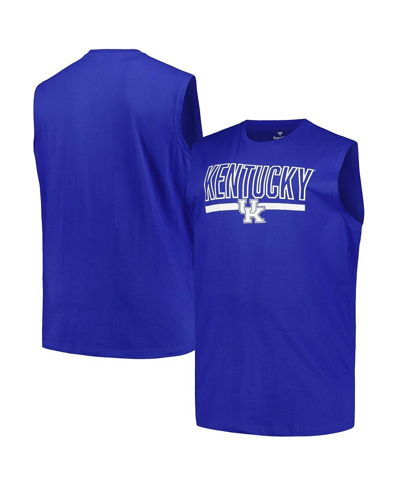 Profile Men's Royal Kentucky Wildcats Big Tall Tank Top