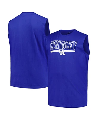 Profile Men's Royal Kentucky Wildcats Big Tall Tank Top