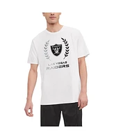 Tommy Hilfiger Men's White Las Vegas Raiders Miles T-Shirt