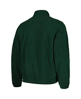 G-iii Sports by Carl Banks Men's Green Michigan State Spartans Pinch Runner Half-Zip Top