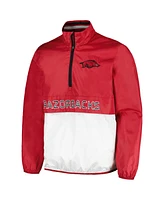 G-iii Sports by Carl Banks Men's Cardinal Arkansas Razorbacks Cornerman Half-Zip Top