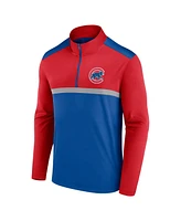 Fanatics Men's Royal Chicago Cubs Unstoppable Quarter-Zip Top