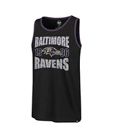 '47 Brand Men's Black Baltimore Ravens Upload Franklin Tank Top