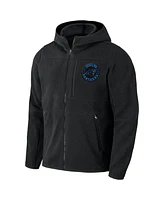 Fanatics Men's Black Carolina Panthers Sherpa Full-Zip Hoodie