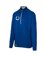 Outerstuff Men's Royal Indianapolis Colts Grind Iron Quarter-Zip Top