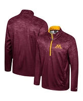 Colosseum Men's Maroon Minnesota Golden Gophers The Machine Half-Zip Jacket