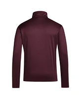 Adidas Men's Maroon Arizona State Sun Devils Coaches Sideline Quarter-Zip Top