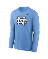 Nike Men's Carolina Blue North Tar Heels Legacy Primary Logo Long Sleeve T-Shirt