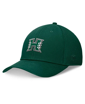 Top of the World Men's Green Hawaii Rainbow Warriors Spacer Flex Hat