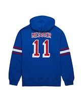 Mitchell & Ness Men's Mark Messier Blue New York Rangers Name Number Premium Pullover Hoodie