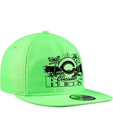 New Era Men's Green Cincinnati Reds Neon Golfer Snapback Hat