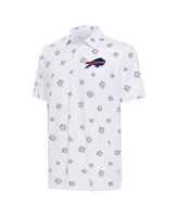 Antigua Men's White Buffalo Bills Fireworks Polo