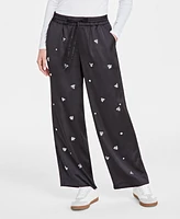 On 34th Women's Rhinestone-Trim Straight-Leg Pants, Created for Macy's