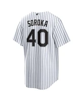 Nike Men's Michael Soroka White Chicago Sox Home Replica Jersey