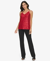 Calvin Klein Women's V-Neck Sequin Camisole