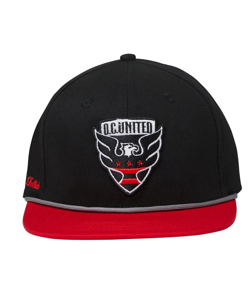 Live Breathe Futbol Men's and Women's Black D.c. United Snapback Hat