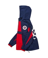 Live Breathe Futbol Men's and Women's Navy New England Revolution Tekker Half-Zip Anorak Jacket