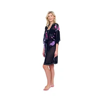 Gottex Women's Water Lily Kimono Flutter Sleeve Coverup
