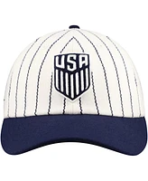 Fan Ink Men's and Women's White/Navy Usmnt Yankee Adjustable Hat