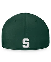 Top of the World Men's White/Green Michigan State Spartans Iconic Flex Hat