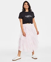 On 34th Women's Party Graphic T-Shirt, Created for Macy's