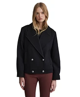 Nvlt Women's Textured Wool Retro Pea Coat