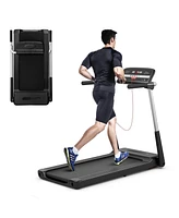 Skonyon 2.25 Hp Foldable Treadmill with App Control and Led Display