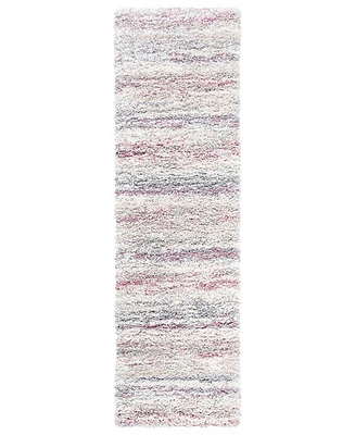 Safavieh Fontana Shag FNT842B 2'3"x8' Runner Area Rug