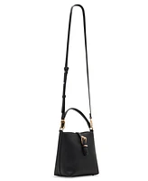 Anne Klein Women's Sculpted Buckle Bucket Bag