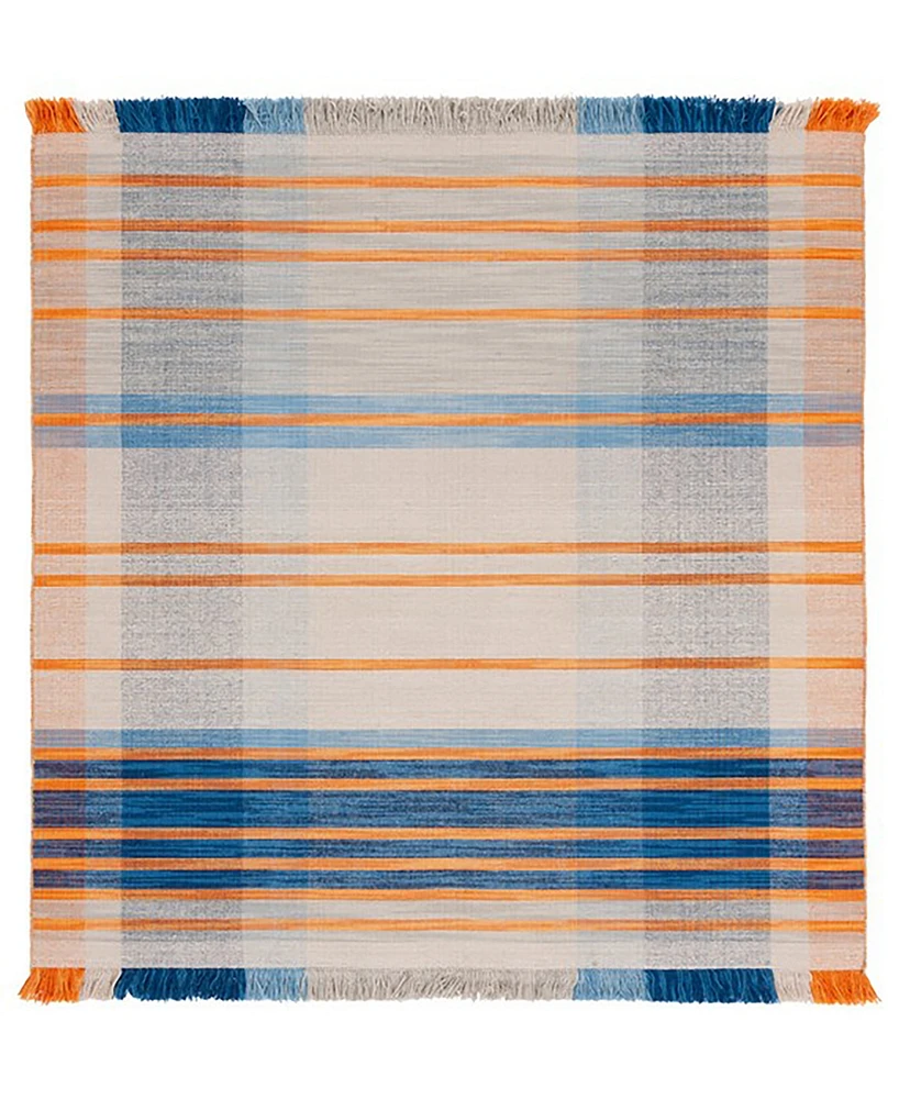 Safavieh Striped Kilim Iv STK701B 6'x6' Square Area Rug