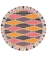 Safavieh Rodeo Drive Iv RD913Z 6'x6' Round Area Rug