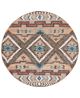 Safavieh Kilim Vi KLM760M 3'x3' Round Area Rug