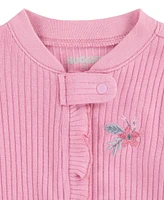 Huggies Baby Girls Organic Rib Coverall
