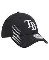New Era Men's Black Toronto Blue Jays Active Dash Mark 39THIRTY Flex Hat