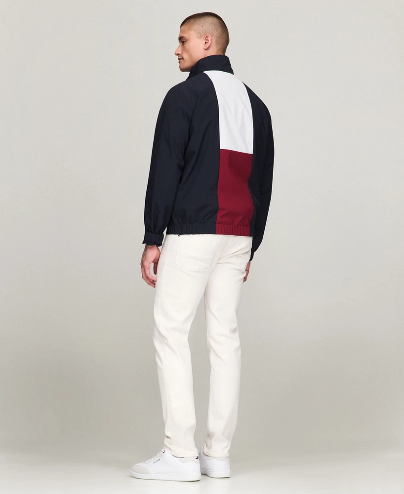Tommy Hilfiger Men's Flag Back Water-Repellent Jacket