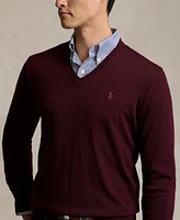 Polo Ralph Lauren Men's Washable Wool V-Neck Sweater