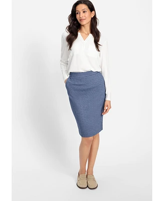 Olsen Women's Micro Puppytooth Pull-On Skirt