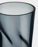 Orrefors Squeeze Blue Gray Vase