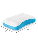 ProSleep Side and Back Sleeper Gel-Infused Memory Foam Pillow, Jumbo