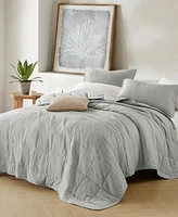 510 Design Mina Waffle Weave Textured -Pc. Quilt Set