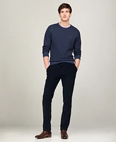 Tommy Hilfiger Men's Crewneck Two-Tone Cotton Cashmere Sweater