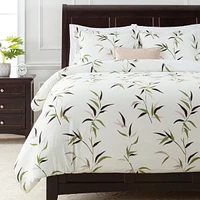 Chanasya Premium Damask Sage Duvet Cover Set